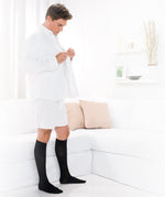Therafirm compression socks folded display
