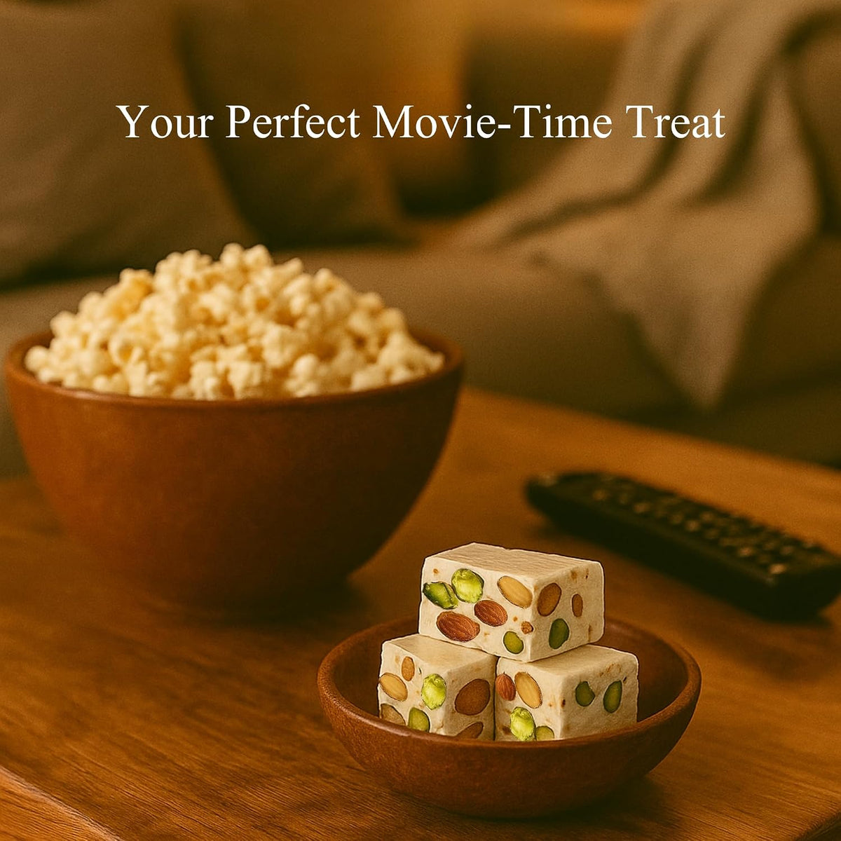 Gourmet confectionery gift box arrangement featuring premium Italian style soft brittle.