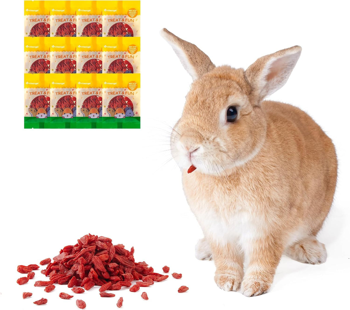 Niteangel small pet dental chew toy packaging details and count