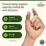 Swanson sleep support dietary supplement packaging