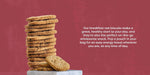 Nairn's imported oat grahams multi pack side profile highlighting the low sugar and high fiber features.