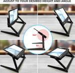 Close-up of the anti-glare acrylic lens and LED lighting strip