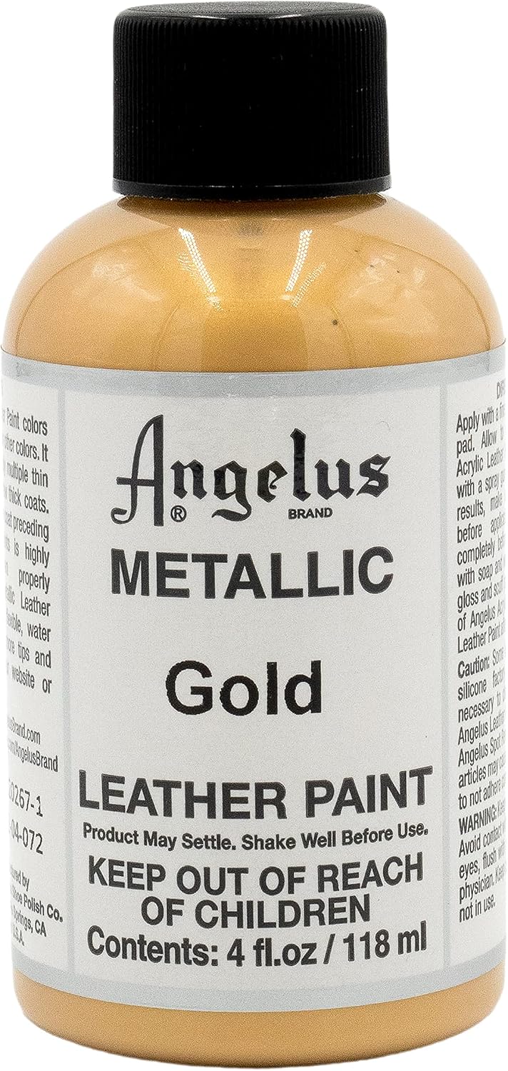 Angelus Metallic Leather Paint, 1 oz., Bronze - Image 13