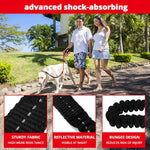 Jenico dog lead displaying shock absorbing bungee technology