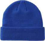 Classic Double Layer Knit Beanie Hat Warm Thick Acrylic Winter Hats Daily Cuffed Beanies Watch Hat for Men Women - Image 9