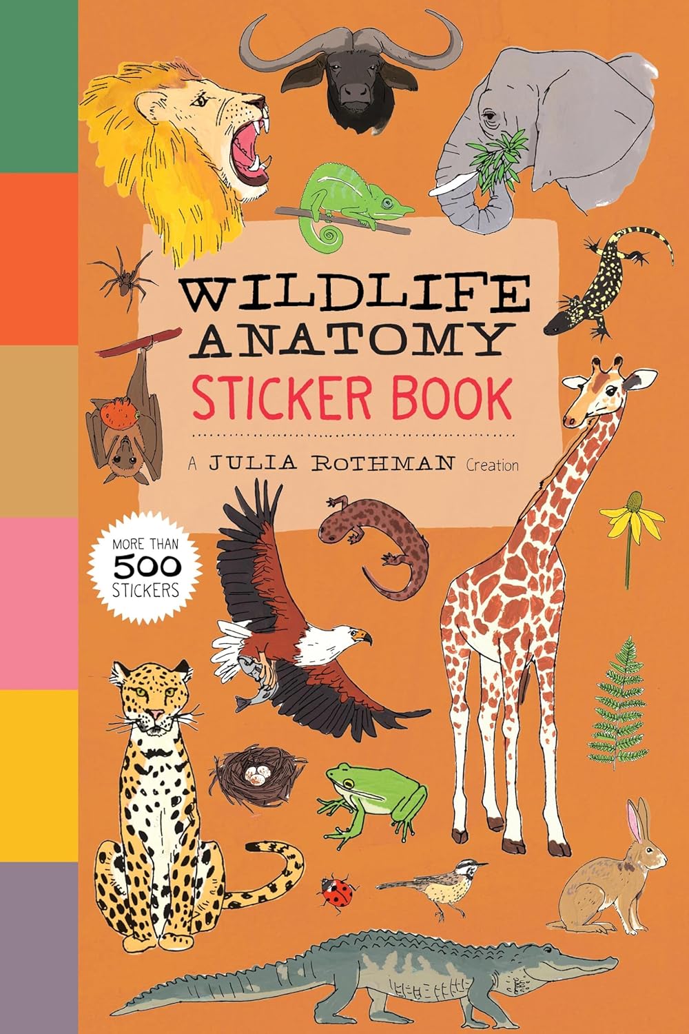 Wildlife Anatomy Sticker Book: A Julia Rothman Creation: More than 500 Stickers - Image 1