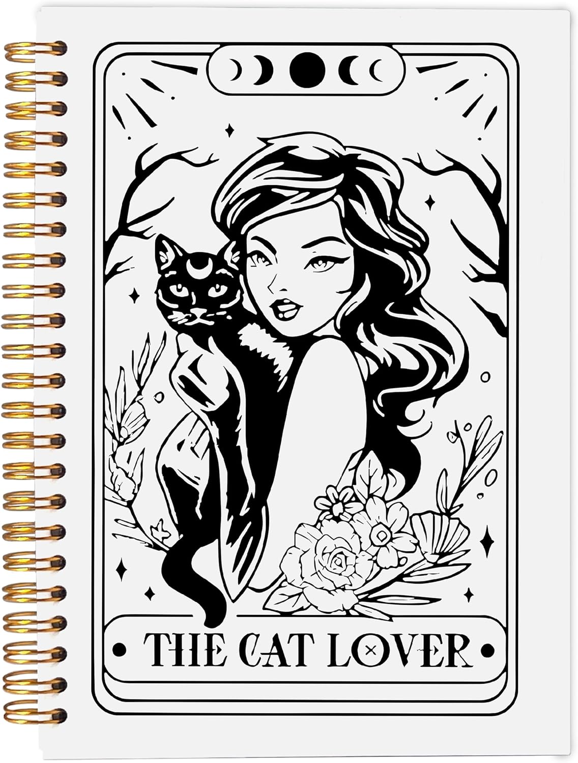 The Witch Tarot Journal Notebook - Witchy Journal Notebook, Witch Gifts, Witch Stuff, Witchy Gifts for Women, Witchy Stuff, Tarot Lover Gifts, Spiral Notebook 5.5x8.3 - Image 11