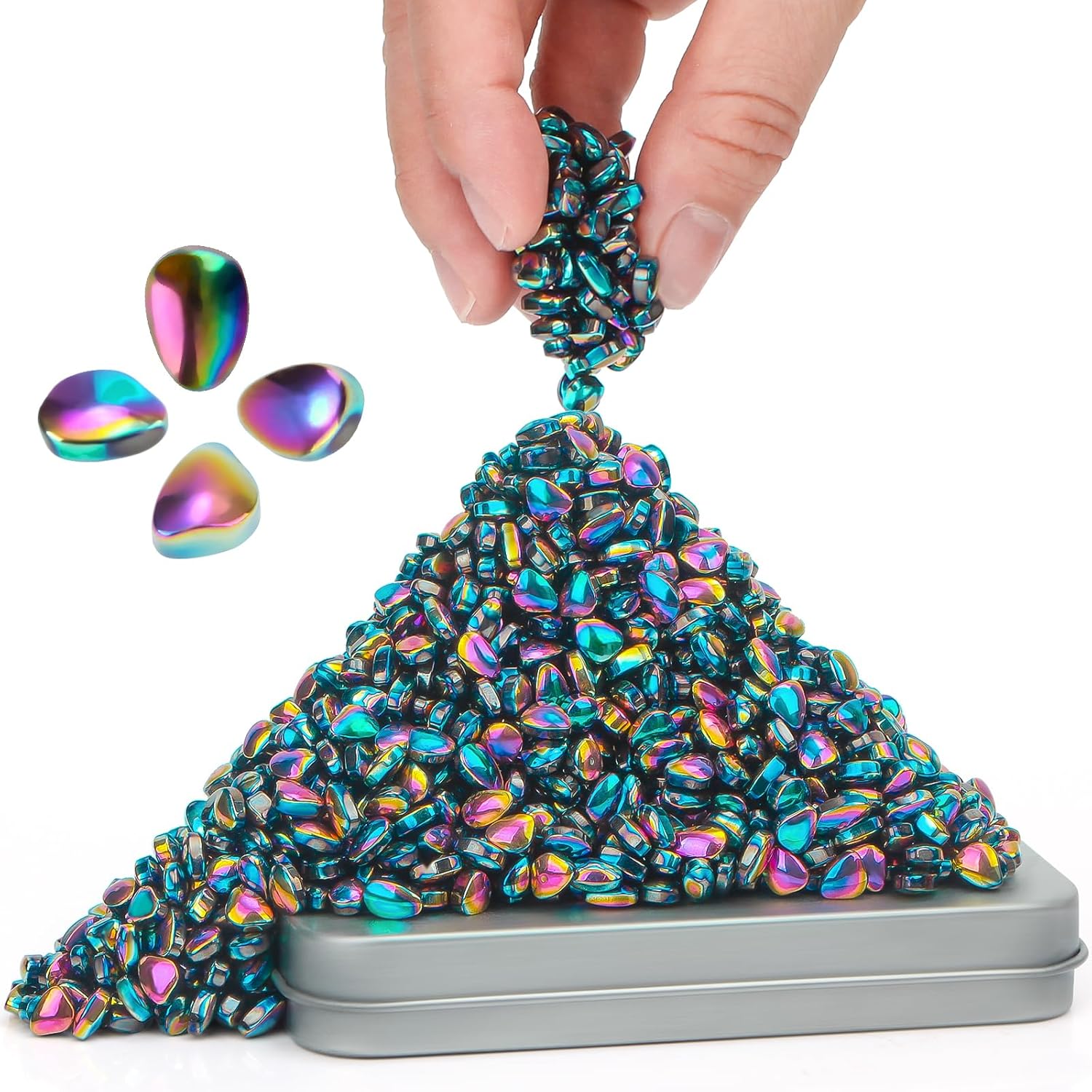 DYRDM original ferrite putty colorful sensory stones front view adult fidget desk toy