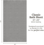Gilden Tree premium cotton bath sheet lifestyle shot