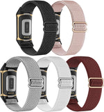 5 Pack Stretchy Nylon Compatible with Fitbit Charge 6 Bands/Fitbit Charge 5 Bands for Women Men, Elastic Adjustable Straps Sport Replacement Wristbands for Fitbit Charge 5/6 Watch - Image 9