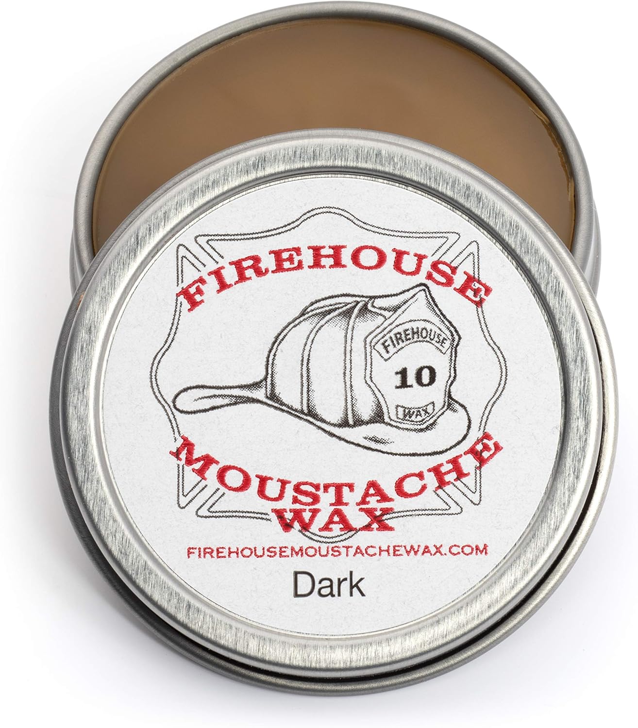 Firehouse Moustache Wax - Dark Wax, 1 Ounce - Image 1