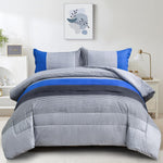 Wongs Bedding decorative striped patchwork pattern view