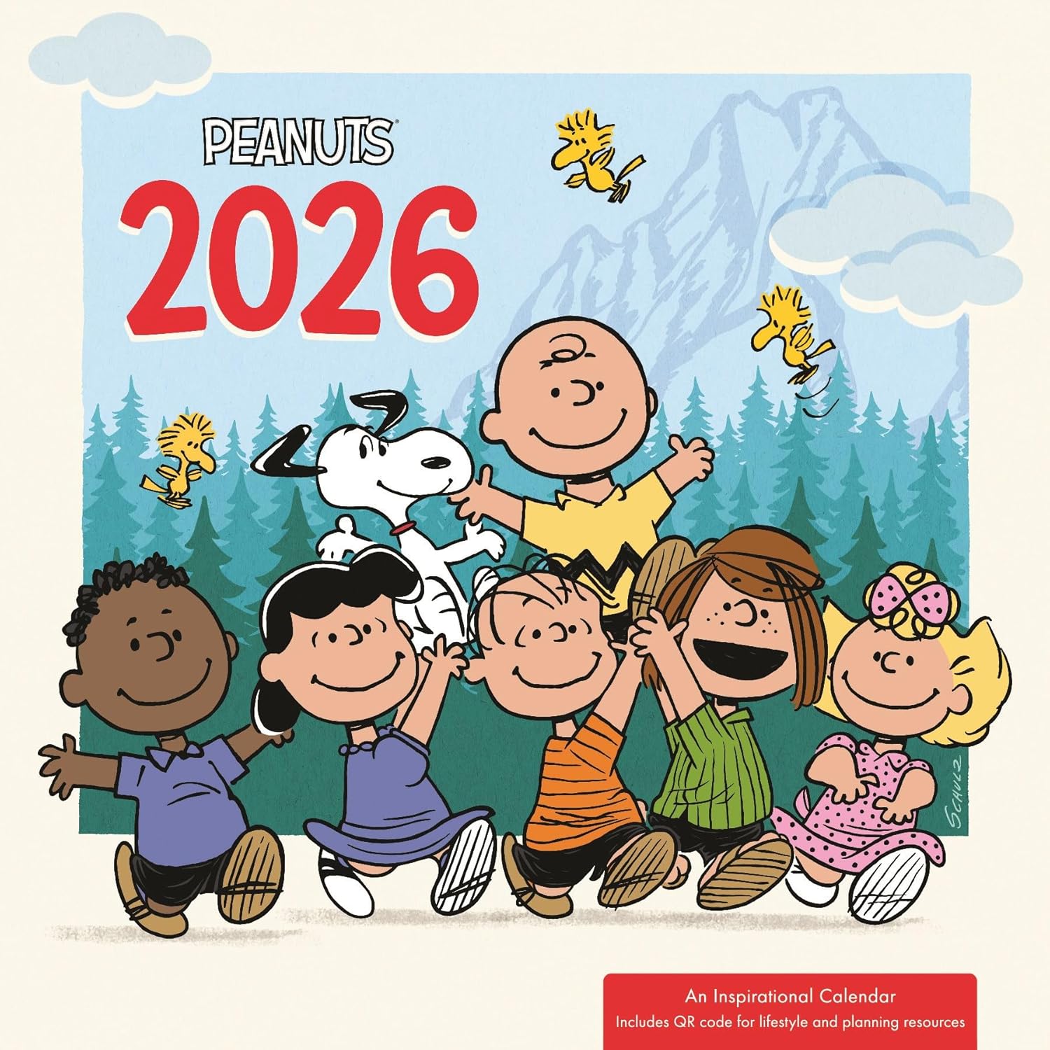 Peanuts 2026 Inspirational Wall Calendar - Image 1
