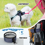 Waterproof interior lining of Meanplan forty ounce foldable dog dish