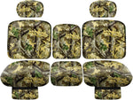 Bordan 8 piece camo seat cover set for Can-Am Defender front view