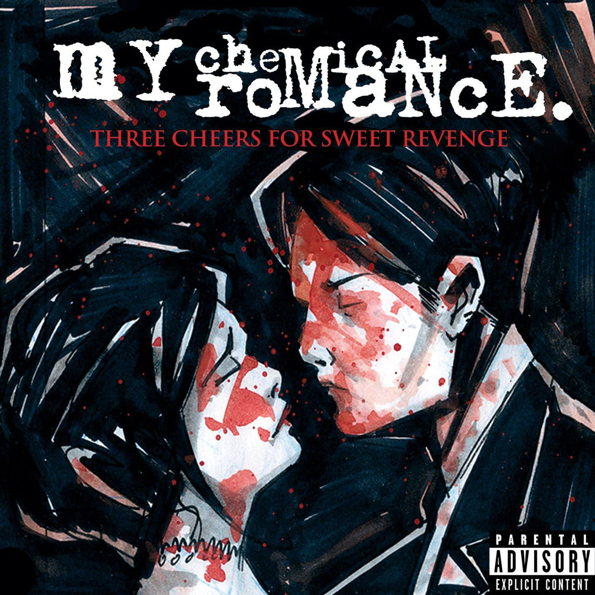 My Chemical Romance Three Cheers for Sweet Revenge front view vinyl record