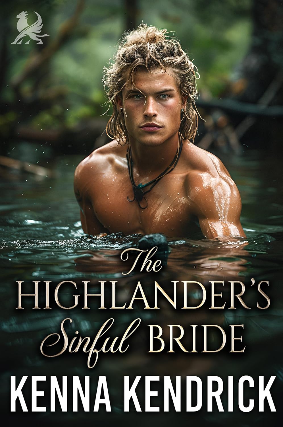 Kenna Kendrick The Highlander's Sinful Bride book cover front view featuring Scottish historical romance art.