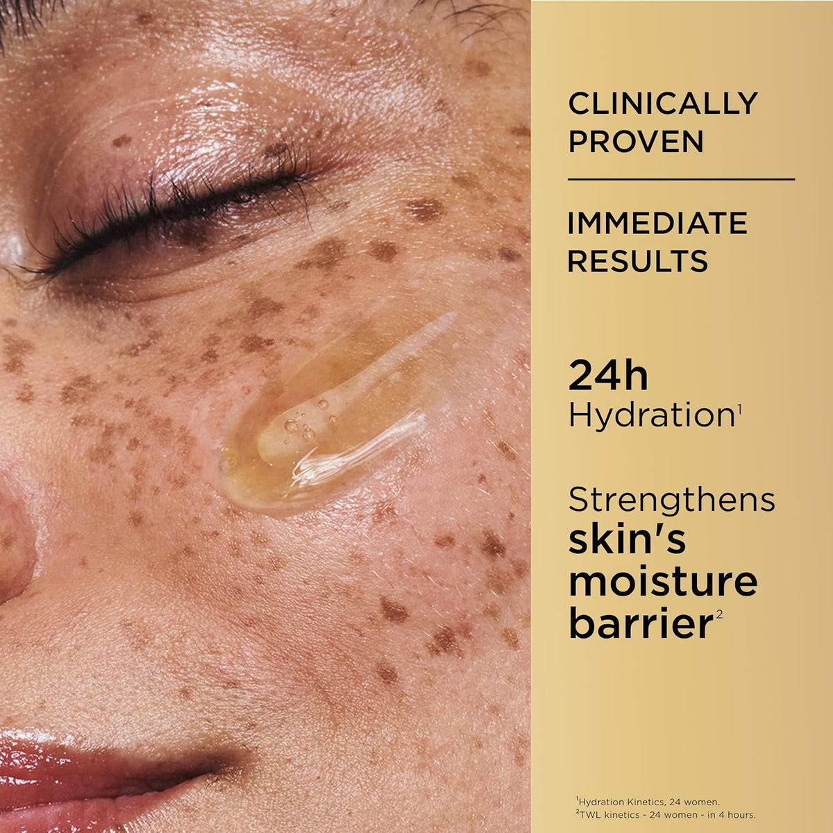 Clarins Double Serum texture and formulation preview