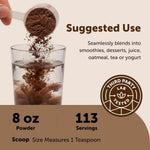 Micro Ingredients organic Ceylon cinnamon powder blended into a morning drink