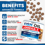 Yuma'S advanced strength dog allergy relief chews with chicken flavor.