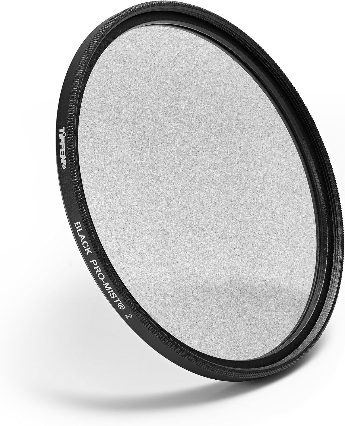 Tiffen 55mm Black Pro-Mist 2 Filter front view cinematic camera lens accessory