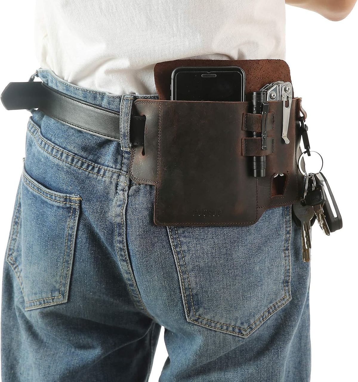 Puosuo EDC organizer with key holder clip