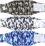 wegreeco Washable Male Dog Belly Band (Stylish Pattern) - Pack of 3 - Dog Diapers Male - Washable Male Dog Belly Wrap (Interstellar, Medium) - Image 14