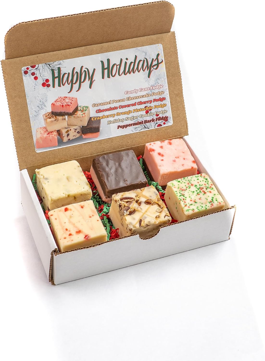 Valley Fudge, Nutty Assorted Gift Box, Fresh Artisan Fudge, Real Butter, Bulk Gourmet Candy, Individually Wrapped, Birthday, Thank You, Housewarming Gift, 4 oz, 6 Pieces, One and a Half Pounds - Image 12