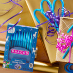 Back of Brach's Blueberry Candy Canes box showing nutrition facts.