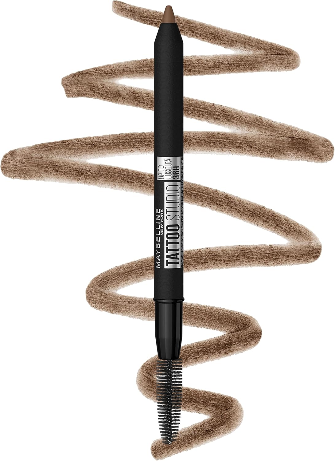Maybelline TattooStudio Waterproof Eyebrow Pencil, Sharpenable, Longwear, Long Lasting, Pigmented Eyebrow Pencil for Defined Brows, Medium Brown, 1 Count - Image 11