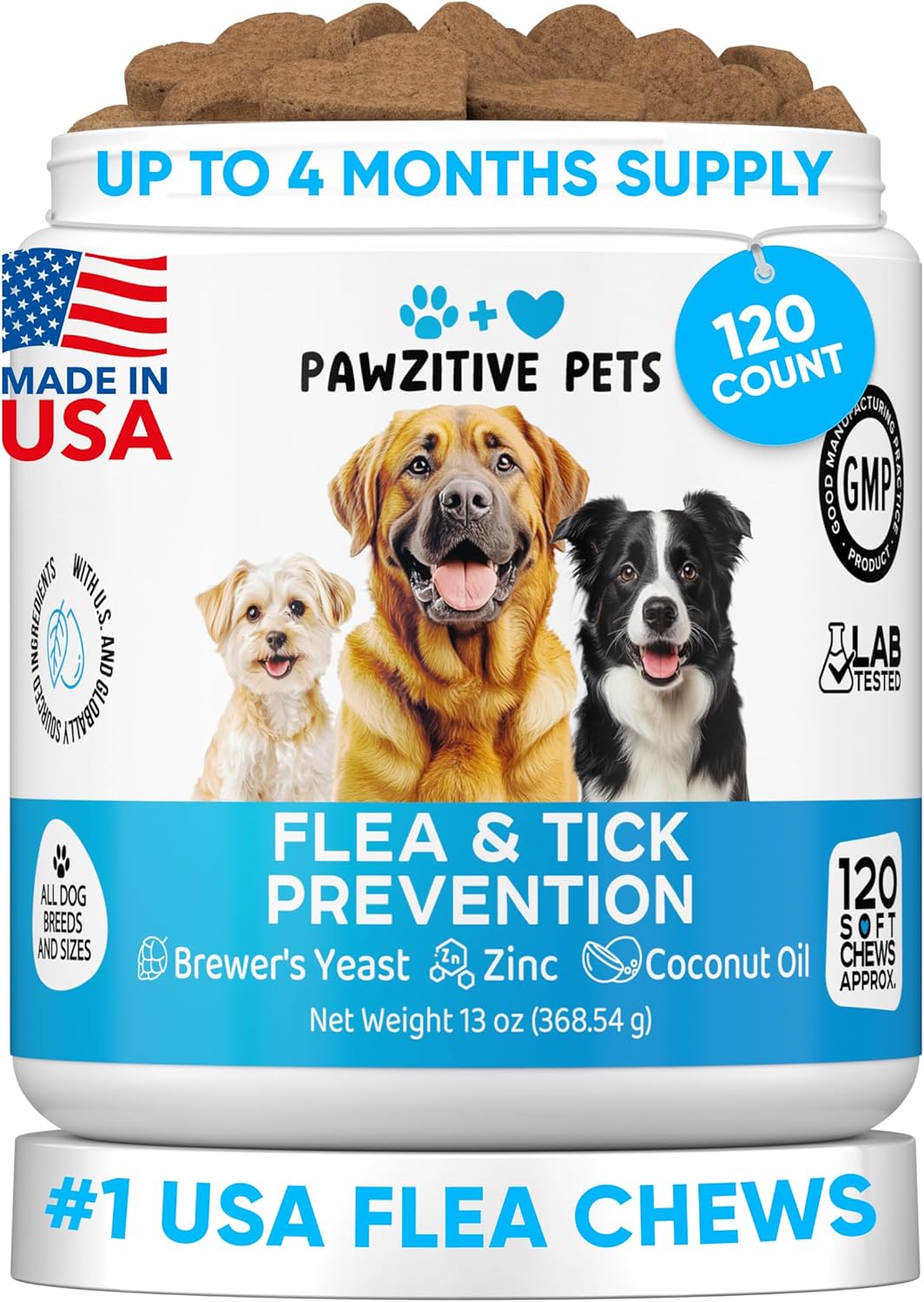 Probiotics for Dogs Digestive Health - Probiotic Chews for Gut Health, Itchy Skin Yeast, Diarrhea - USA Product - Immune Support Supplement - Dog Digestive Support & Allergy Relief Chews with Enzymes - Image 12