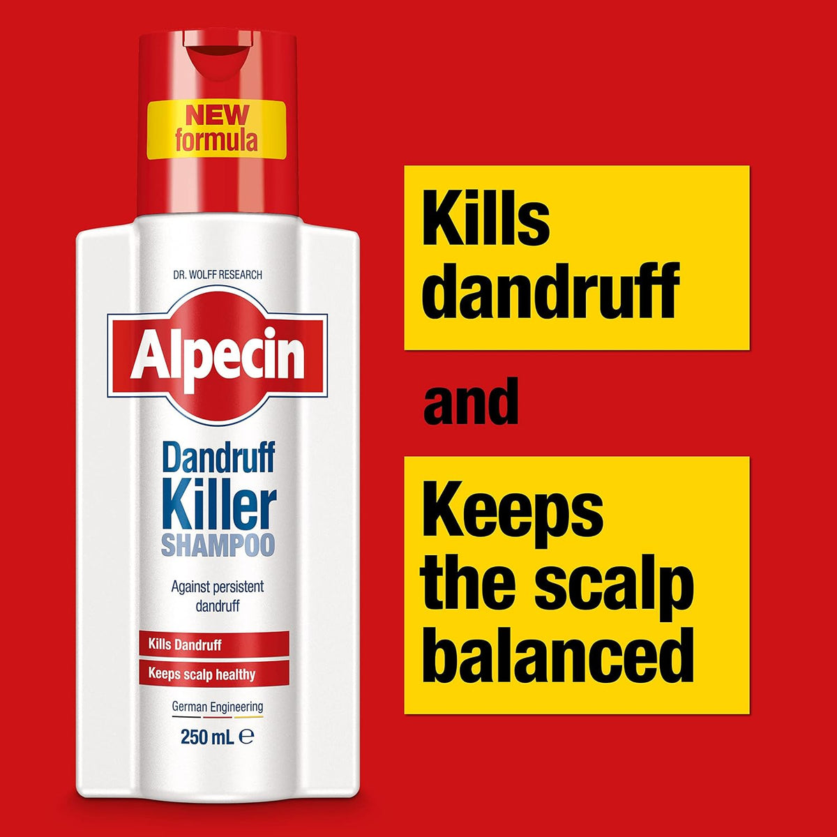 Alpecin Dandruff Killer Shampoo back label details