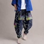 Full length display of plus size casual wear pants
