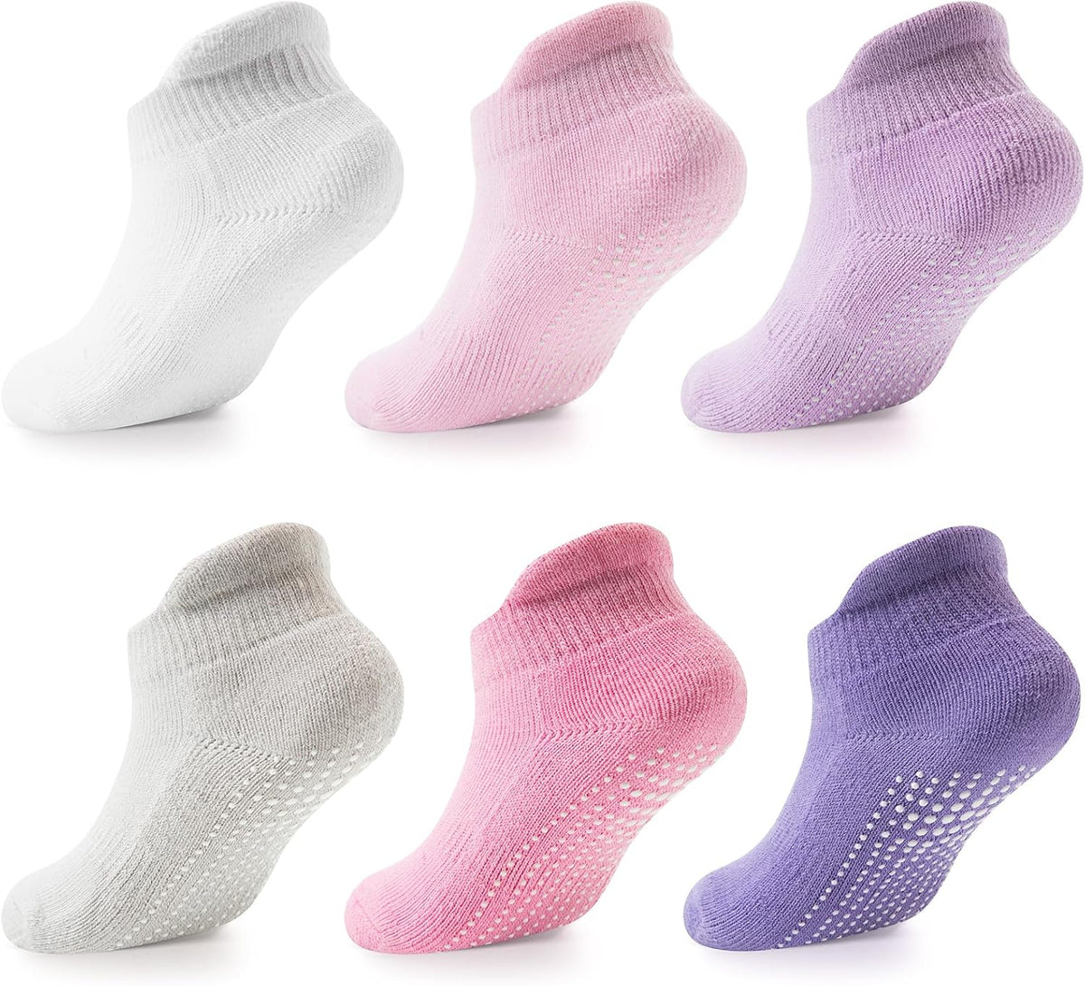 LA ACTIVE Non Slip Grip Ankle Boys and Girls Socks with Non Skid for Babies Toddlers and Kids Back to School 0-10 Years - Image 9
