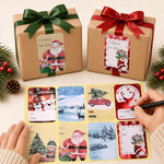 DreamBuilt decorative gift wrapping tags close up