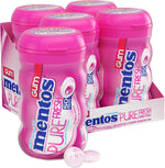 Mentos Pure Fresh Sugar-Free Chewing Gum with Xylitol, Fresh Mint, 50 Piece Bottle (Pack of 4) - Image 13