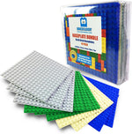 Brick Loot 10-pack classic baseplates front view