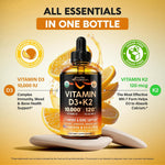 Nutraharmony vitamin supplement bottle back view and ingredients