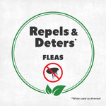 NatureStop fast acting plant based flea killer spray bottle for carpets and furniture
