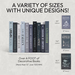 Redesigned Basics Black Decorative Books open storage view
