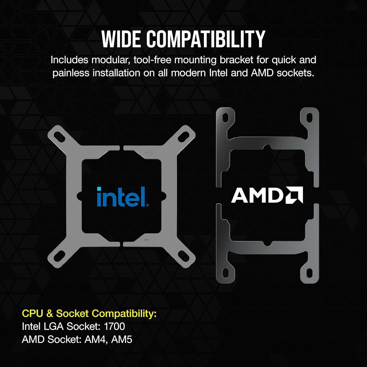 Corsair XC7 RGB Elite LCD CPU Water Block mounting hardware