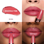 Charlotte Tilbury lipstick bullet showing square angled tip design
