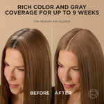 L'Oreal Paris Superior Preference Luminous Fade-Defying Permanent Hair Color, Hair Dye For Up to 9 Weeks of Radiance, Dark Ash Blonde 7A, 1 Hair Dye Kit - Image 5