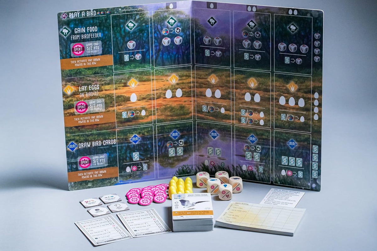 Wingspan Oceania nectar tokens and resource markers
