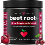 NutraChamps Beet Root Powder Circulation Supplement front view jar