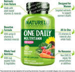 NATURELO women's one daily multivitamin 120 capsules container