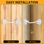 LLOUSSAK cabin hook and eye plate with mounting screws