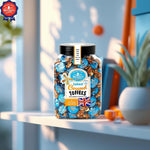 Walkers Nonsuch traditional British toffees arranged neatly on a serving platter for holiday gifting inspiration.