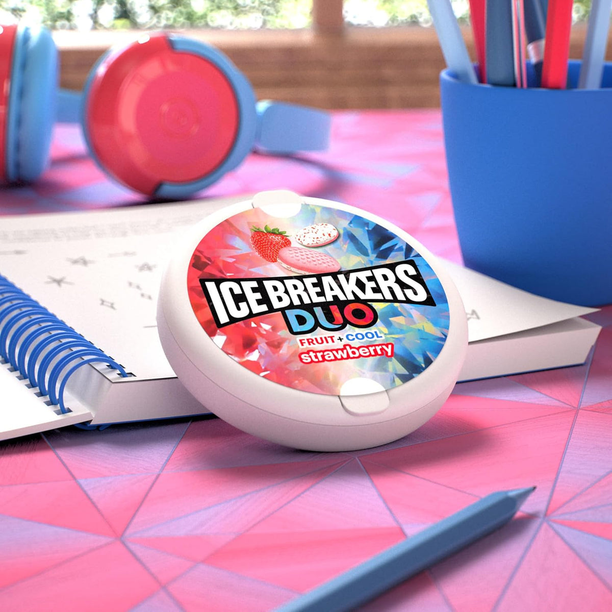 USA imported Ice Breakers Duo strawberry mints multi pack