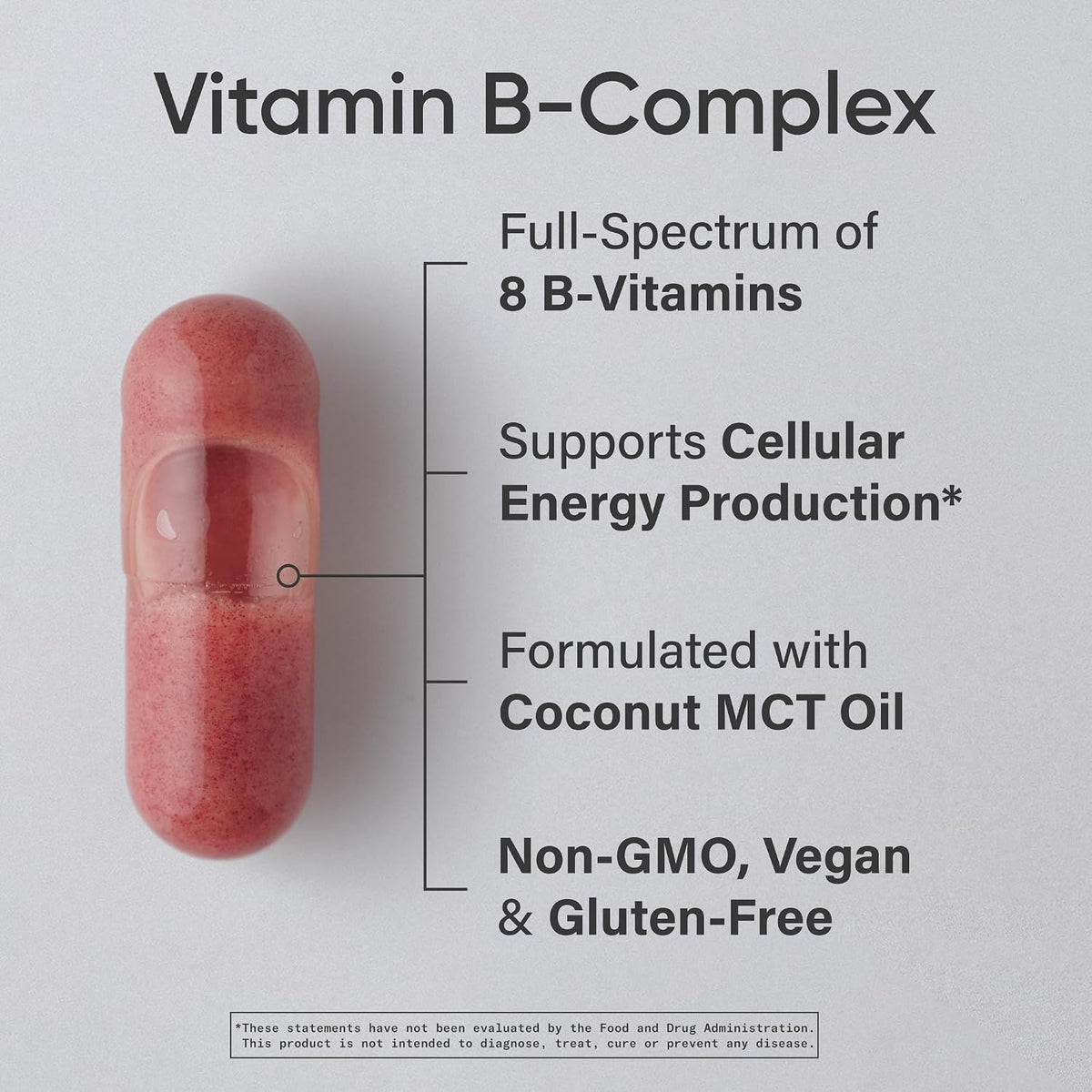 Sports Research full spectrum B complex dietary supplement bottle showcasing active methylated ingredients.